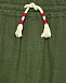 Льняные бермуды с накладным карманом, хаки Saint Barth | Фото 3