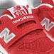Красные кроссовки на липучке с серым логотипом NEW BALANCE | Фото 6