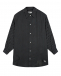 Рубашка в тонкую полоску, черная MM6 Maison Margiela | Фото 1
