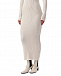 Трикотажное платье молочного цвета Pietro Brunelli | Фото 13