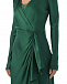 Платье зеленого цвета с драпировкой Alberta Ferretti | Фото 9