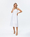 Белое платье с кулиской на талии Pietro Brunelli | Фото 2