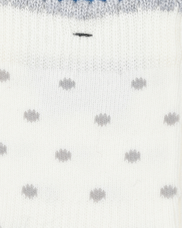 Белые носки в горошек Falke Белый, арт. 10582 2040 | Фото 2