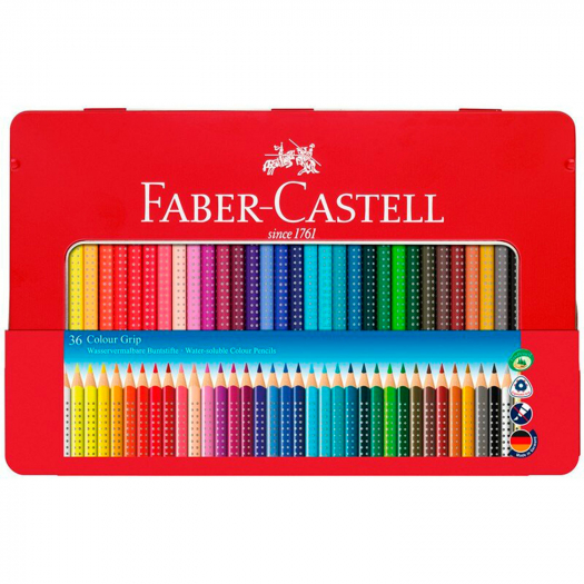 Карандаши цветные GRIP 2001, набор 36 шт Faber-Castell | Фото 1