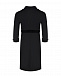 Черное платье с отделкой бархатом Dan Maralex | Фото 3