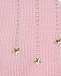 Розовая шапка со стразами и звездами Il Trenino | Фото 3