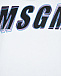 Белая футболка с черным логотипом MSGM | Фото 4