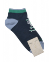 Темно-синие спортивные носки с лого