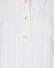 Белая футболка-поло в рубчик Joseph | Фото 7