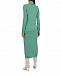 Зеленое платье с высоким воротом Pietro Brunelli | Фото 7