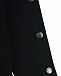 Черная толстовка-худи с кнопками на рукавах Moncler | Фото 4