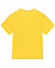 Желтая футболка с принтом &quot;Connected&quot; Dolce&Gabbana | Фото 2