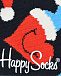 Темно-синие носки с декором &quot;сердца&quot; Happy Socks | Фото 2