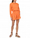 Оранжевые шорты с поясом на резинке 120% Lino | Фото 2