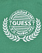 Комплект зеленая футболка с лого+синие шорты Guess | Фото 7