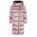 Розовое пальто-пуховик Moncler | Фото 1