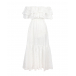 Белое платье с воланом Charo Ruiz | Фото 1