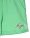 Зеленые шорты с логотипом MSGM | Фото 3