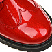 Красные лакированные ботинки с шелковой лентой  | Фото 9