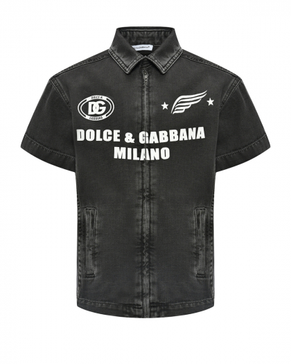 Джинсовая куртка с короткими рукавами Dolce&Gabbana | Фото 1