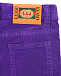 Фиолетовые брюки из хлопка GUCCI | Фото 4
