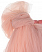 Многоярусное платье пудрового цвета  | Фото 3