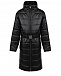Черное двухсторонее пальто с поясом Emporio Armani | Фото 3