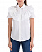 Белая рубашка с короткими рукавами  | Фото 4