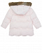 Розовая куртка с меховой отделкой капюшона Tartine et Chocolat | Фото 3