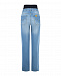 Синие прямые джинсы для беременных Pietro Brunelli | Фото 4