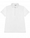 Белая футболка-поло с вышивкой Aletta | Фото 2