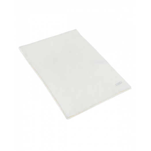 Белый шерстяной шарф, 160х25 см Il Trenino | Фото 1