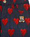 Джинсы с принтом Hearts Moschino | Фото 3