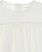 Белое платье с отделкой в полоску  | Фото 3