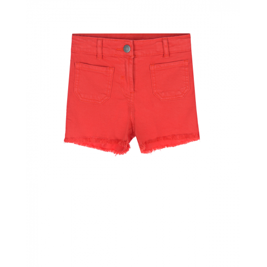 Красные шорты с накладными карманами Stella McCartney | Фото 1