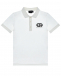 Белая футболка-поло с логотипом Emporio Armani | Фото 1