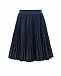 Синяя юбка с поясом на резинке Aletta | Фото 2