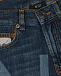 Темно-синие джинсовые бермуды с лого No. 21 | Фото 4