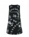 Трикотажный сарафан с принтом логотипа Dolce&Gabbana | Фото 1