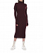 Бордовое платье из шерстяного трикотажа MRZ | Фото 2