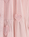 Розовое платье с декором &quot;сердца&quot; Stella McCartney | Фото 3