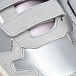 Серебристые кроссовки с застежками велкро W6YZ | Фото 6