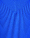 Трикотажное платье миди синего цвета Pietro Brunelli | Фото 12