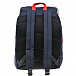 Синий рюкзак с красной отделкой 28х40х12 см Emporio Armani | Фото 3