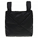 Черная стеганая сумка, 35x28x7 см  | Фото 4