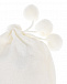 Белая шерстяная шапка с помпонами Il Trenino | Фото 3