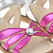 Босоножки цвета фуксии с серебристыми ремешками Florens | Фото 6