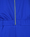 Синий комбинезон с поясом на резинке 5 Preview | Фото 5