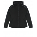 Черная спортивная куртка на молнии Monnalisa | Фото 1