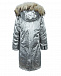 Утепленное пальто с фотопринтом на подкладке и отделкой из меха Freedomday | Фото 3